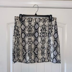 Shein Snakeskin Skirt